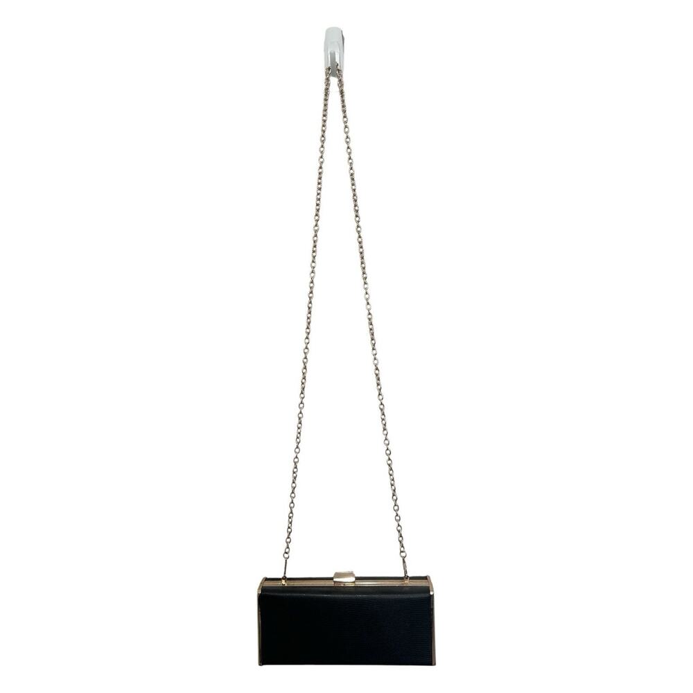 Women's Black Elegant Handbag Ladies Clutch Purse Evening Luxury Bag - Picture 9 of 9